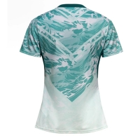 Camiseta Portugal Segunda Equipación Replica Mundial 2026 para mujer mangas cortas